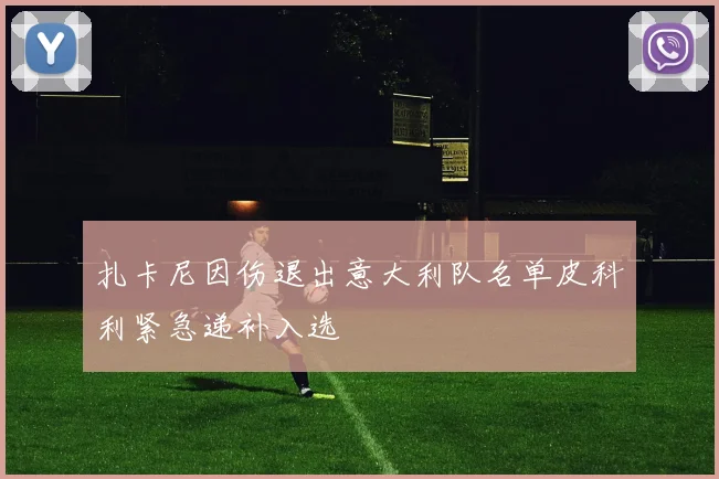 扎卡尼因伤退出意大利队名单皮科利紧急递补入选